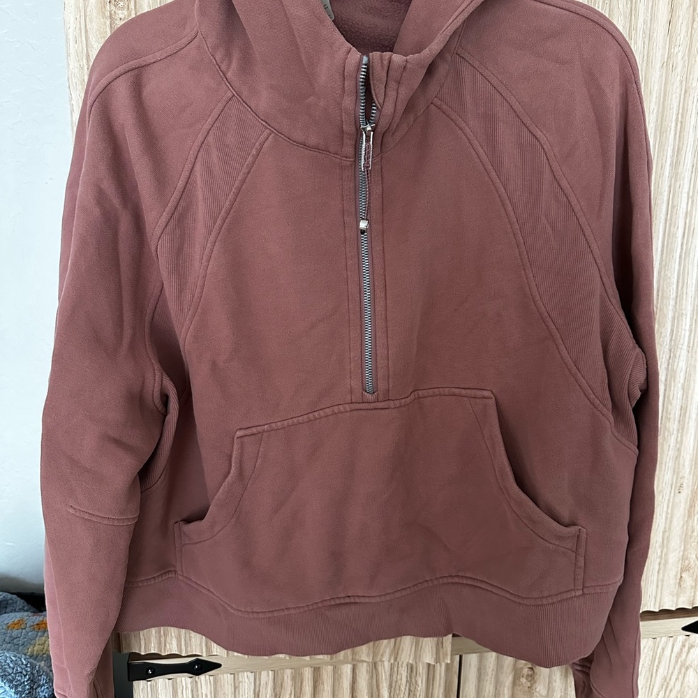 Lululemon Athletica Rose Half-Zip Hoodie